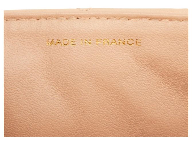 Borsa a tracolla Chanel Matelassé Coco Mark Chain Rosa Beige - vista 11