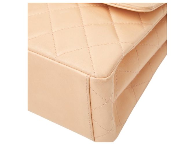 Borsa a tracolla Chanel Matelassé Coco Mark Chain Rosa Beige - vista 4