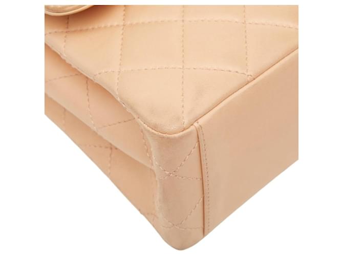 Borsa a tracolla Chanel Matelassé Coco Mark Chain Rosa Beige - vista 5
