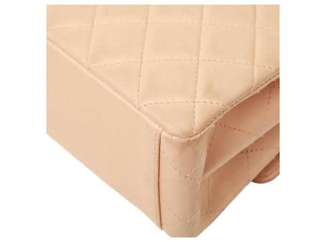 Borsa a tracolla Chanel Matelassé Coco Mark Chain Rosa Beige - vista 6
