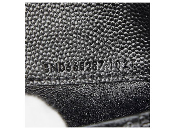 Portafoglio bi-fold con monogramma Saint Laurent Nero - vista 9