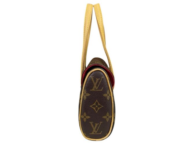 Borsa Louis Vuitton Sonatine Monogram Marrone - vista 4