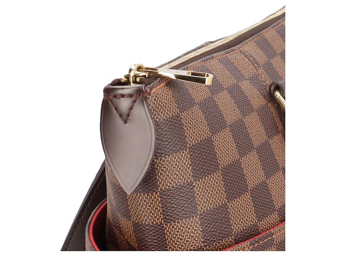Borsa Tote Louis Vuitton Totally MM Damier Marrone - vista 10