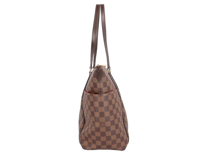Borsa Tote Louis Vuitton Totally MM Damier Marrone - vista 4