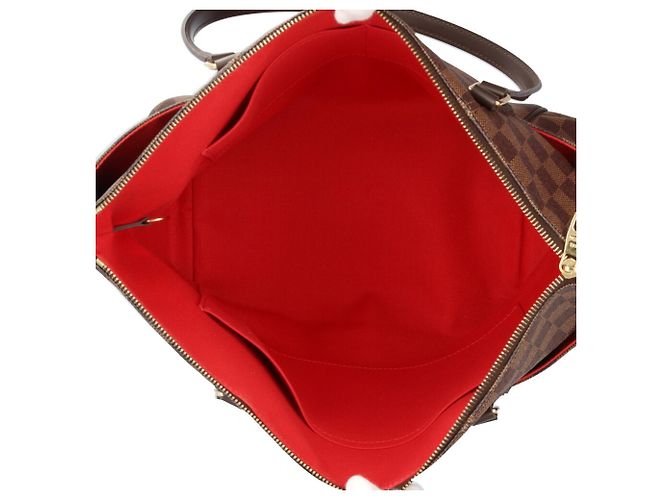 Borsa Tote Louis Vuitton Totally MM Damier Marrone - vista 6