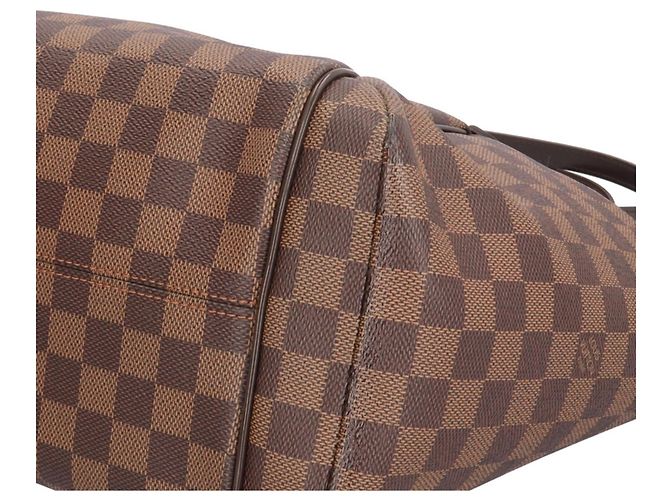 Borsa Tote Louis Vuitton Totally MM Damier Marrone - vista 9