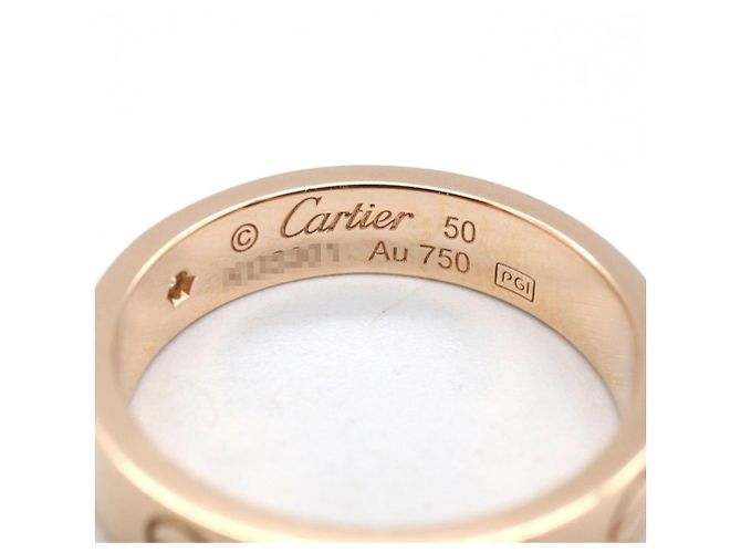 Anello Mini Love di Cartier in oro rosa 18K D'oro - vista 4