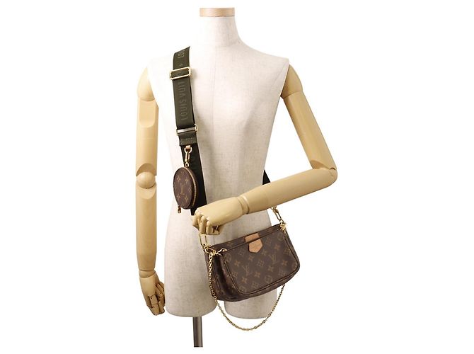 Louis Vuitton Monogram Multi Pochette Accessoires Khaki Monogramm - Ansicht 4