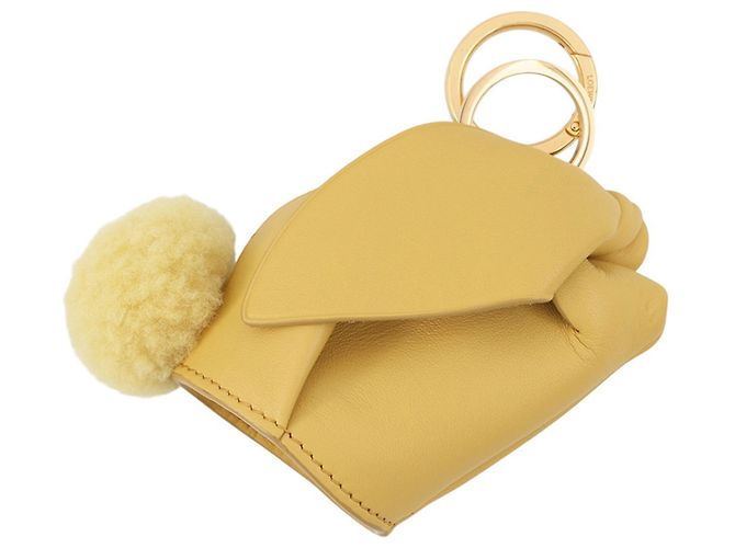 Pochette in pelle gialla Loewe Giallo - vista 3