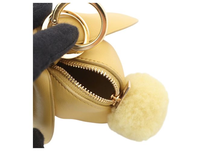 Pochette in pelle gialla Loewe Giallo - vista 5