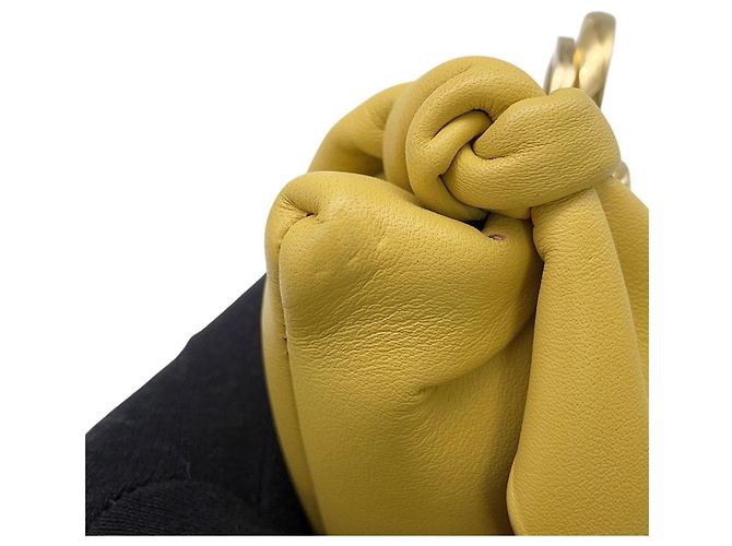 Pochette in pelle gialla Loewe Giallo - vista 6