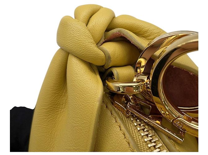 Pochette in pelle gialla Loewe Giallo - vista 7