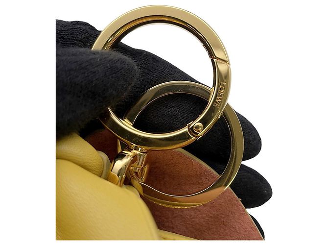 Pochette in pelle gialla Loewe Giallo - vista 9
