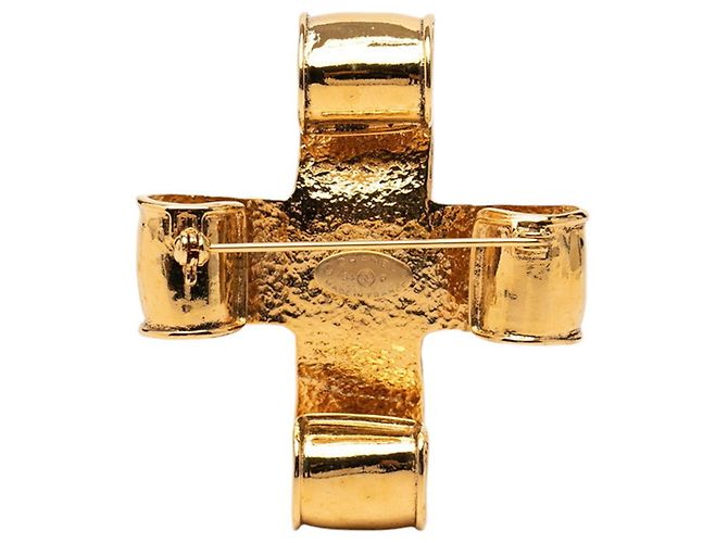 Spilla Vintage Chanel Coco Mark D'oro - vista 2