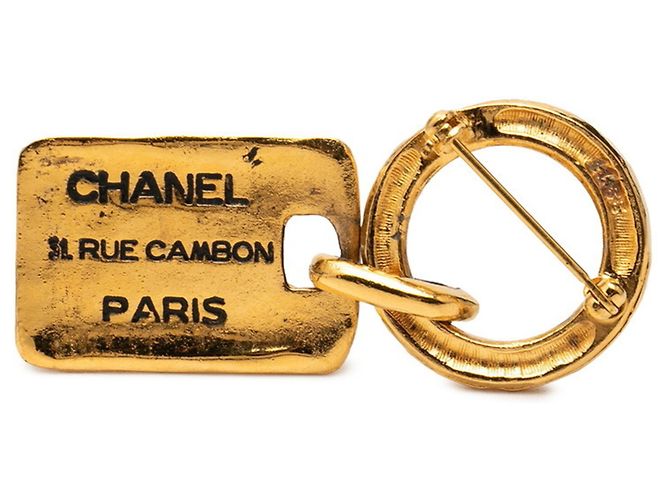 Cambon Spilla Chanel placcata oro D'oro - vista 2