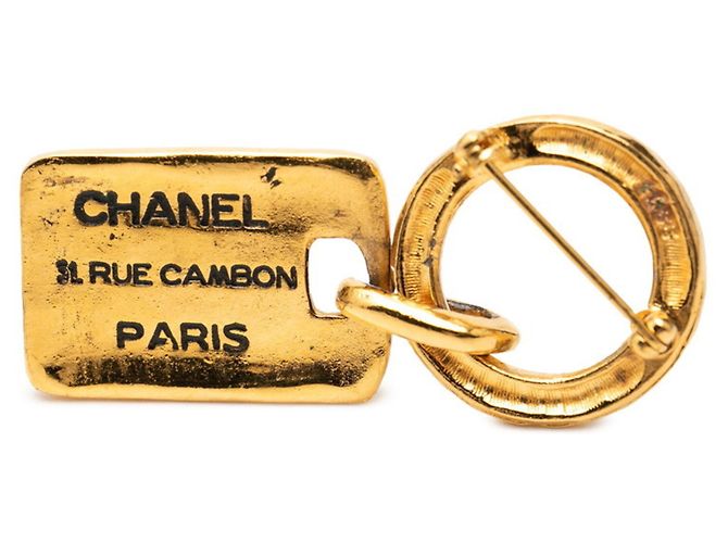 Cambon Spilla Chanel placcata oro D'oro - vista 3
