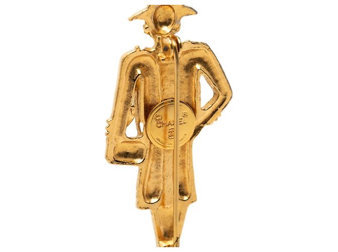 Spilla Mademoiselle Gold Chanel D'oro - vista 3