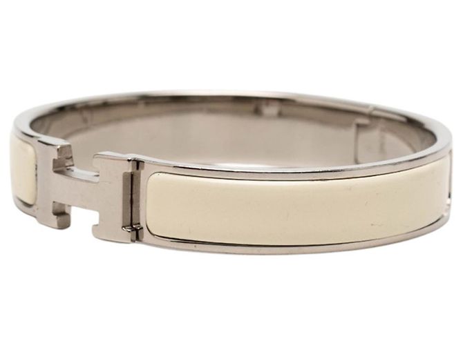 Hermès Pulsera Click H PM Hermes Plata Crudo - vista 2
