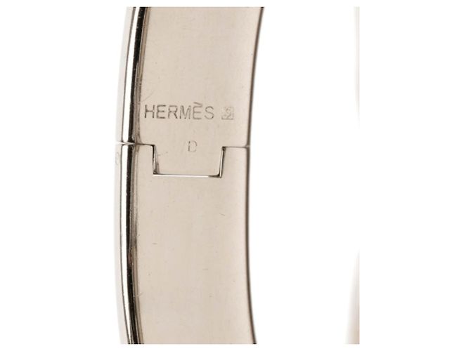 Hermès Pulsera Click H PM Hermes Plata Crudo - vista 4