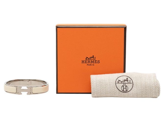 Hermès Pulsera Click H PM Hermes Plata Crudo - vista 5