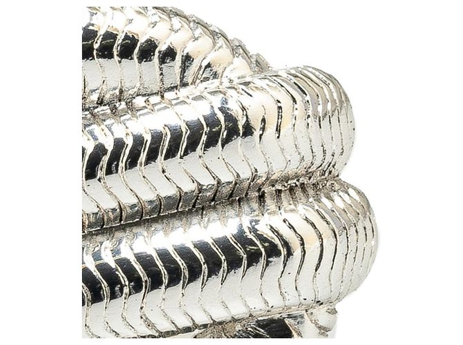 Chanel Coco Mark Vintage Brosche Silber - Ansicht 4