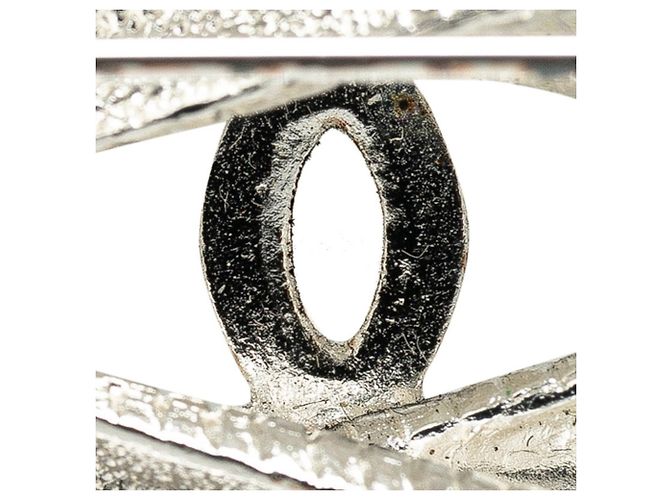 Chanel Coco Mark Vintage Brosche Silber - Ansicht 6
