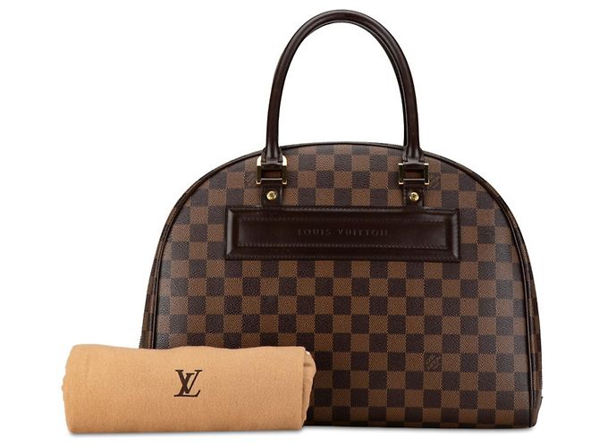 Borsa Louis Vuitton Damier Nolita Marrone - vista 11