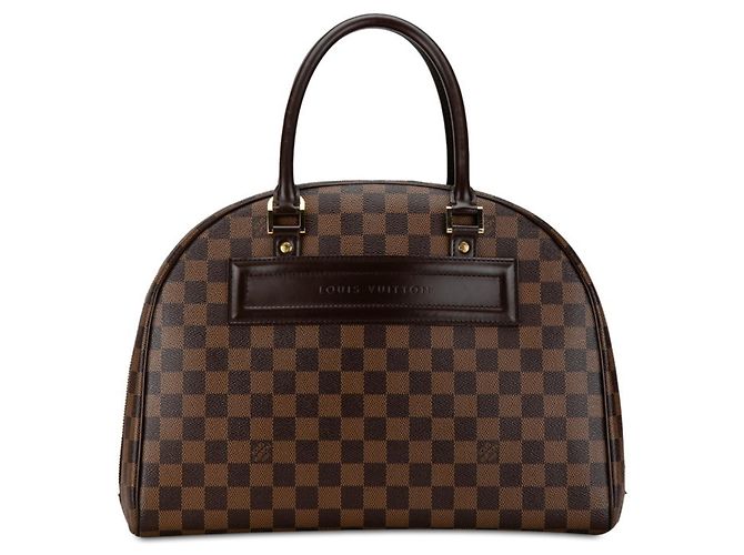 Borsa Louis Vuitton Damier Nolita Marrone - vista 3