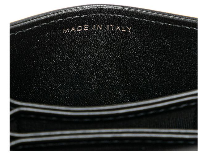 Mini borsa a tracolla Chanel Matelassé Coco Mark Camellia Nero - vista 6