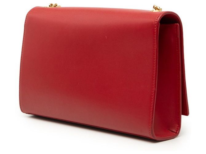 Bolso de hombro Saint Laurent Kate Tassel Medium Chain Roja - vista 2