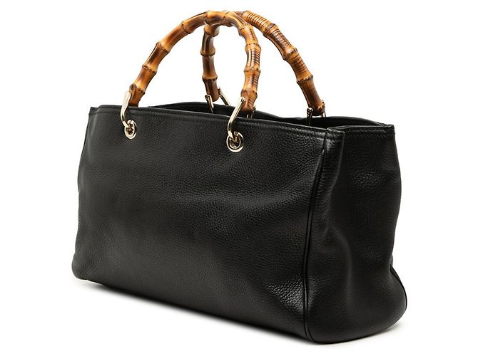 Borsa a Mano Gucci Bamboo Borsa a Spalla Nero - vista 2