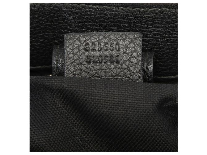 Borsa a Mano Gucci Bamboo Borsa a Spalla Nero - vista 6