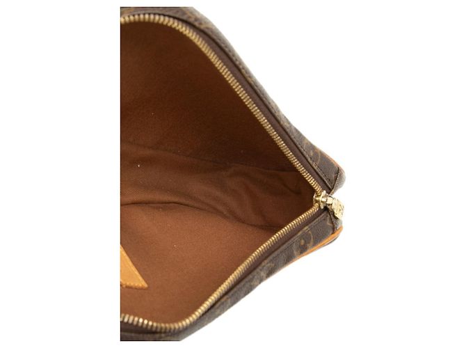 Borsa a tracolla Monogram Pochette Gange Louis Vuitton Marrone - vista 4