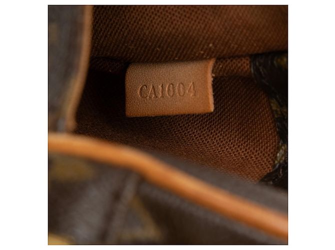 Borsa a tracolla Monogram Pochette Gange Louis Vuitton Marrone - vista 5