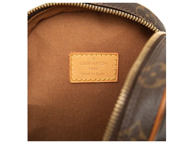 Borsa a tracolla Monogram Pochette Gange Louis Vuitton Marrone - vista 6