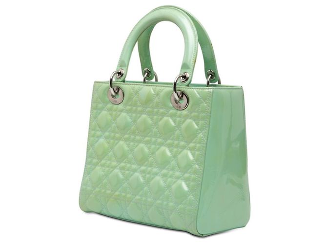 Borsa Christian Dior Cannage Lady Medium Verde - vista 2