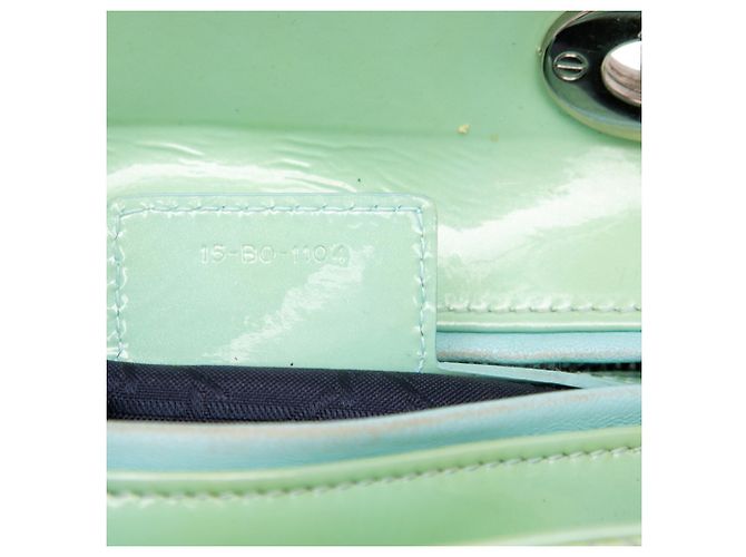 Borsa Christian Dior Cannage Lady Medium Verde - vista 6