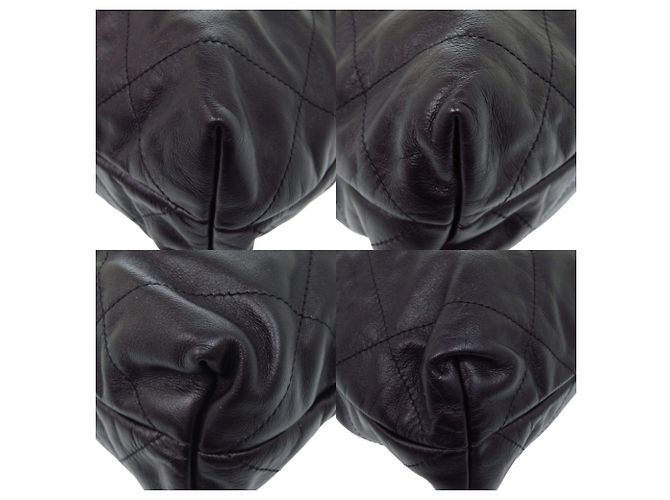 Borsa a tracolla Chanel 22 Small in pelle di vitello nera Nero - vista 4
