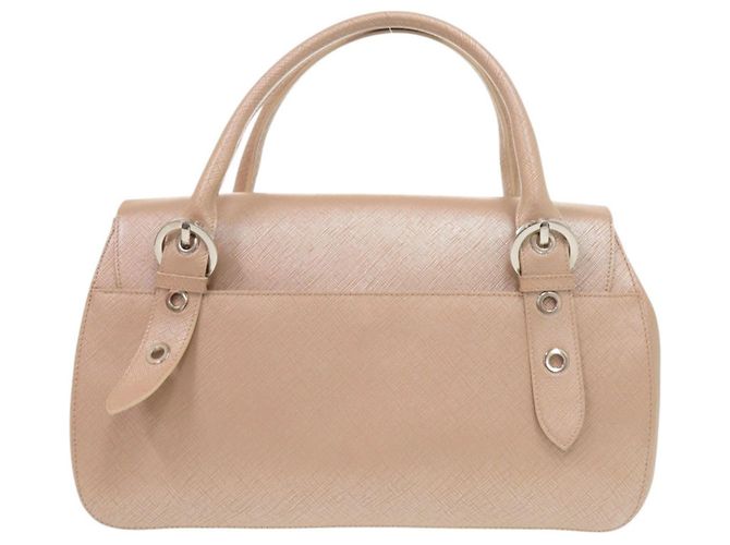 Borsa a mano in pelle rosa Salvatore Ferragamo - vista 2