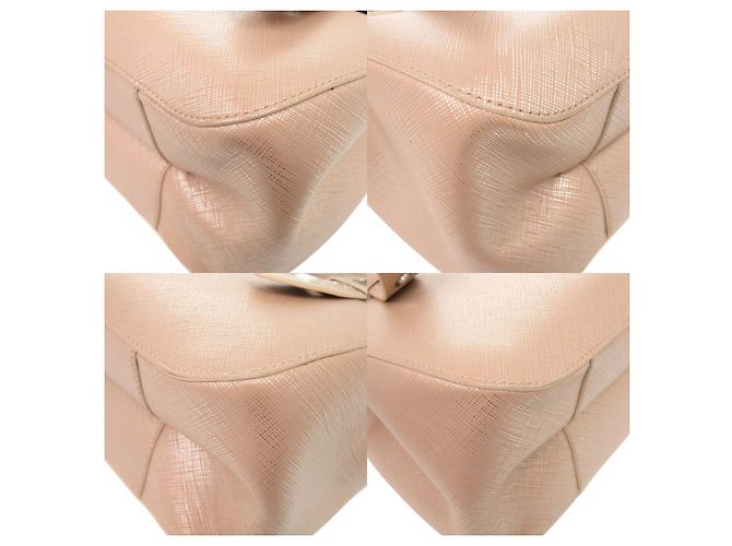 Borsa a mano in pelle rosa Salvatore Ferragamo - vista 4