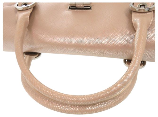 Borsa a mano in pelle rosa Salvatore Ferragamo - vista 5