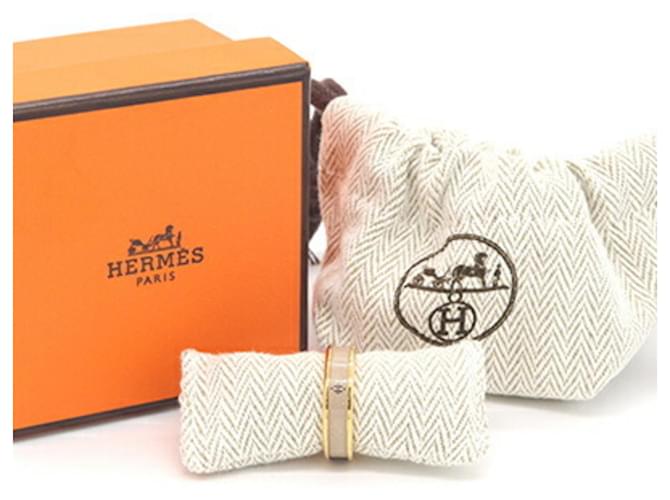 Ring Hermès Anello Hermes Glitter PM Beige - vista 7