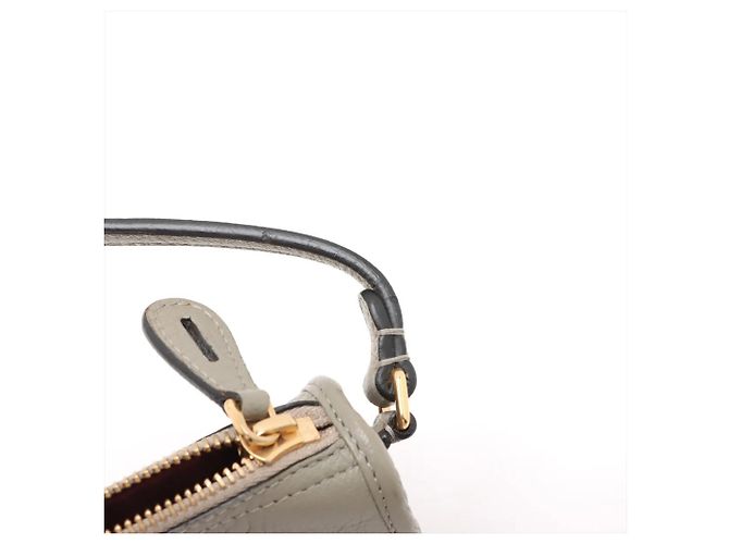 Borsa a mano in pelle grigia Loewe Marrone - vista 11