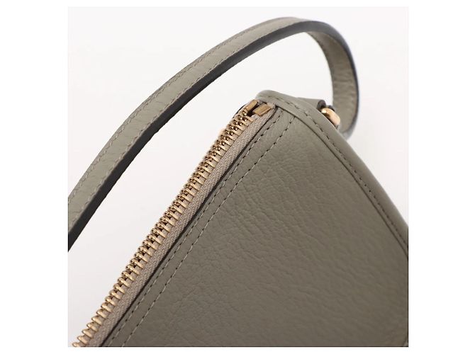 Borsa a mano in pelle grigia Loewe Marrone - vista 12