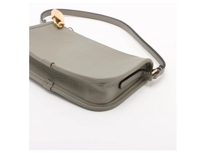 Borsa a mano in pelle grigia Loewe Marrone - vista 3