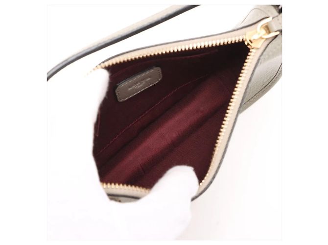 Borsa a mano in pelle grigia Loewe Marrone - vista 7