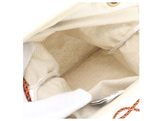Hermès Hermes Aline PM Leder Schultertasche Rot Beige - Ansicht 7