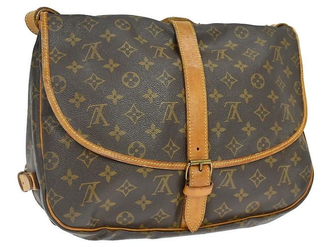Louis Vuitton Saumur Monogram Canvas 35 Braun - Ansicht 2