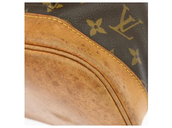 Zaino Louis Vuitton Montsouris Monogram Canvas GM Marrone - vista 7