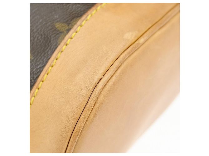 Louis Vuitton Montsouris Backpack Monogram Canvas MM Brown - view 6